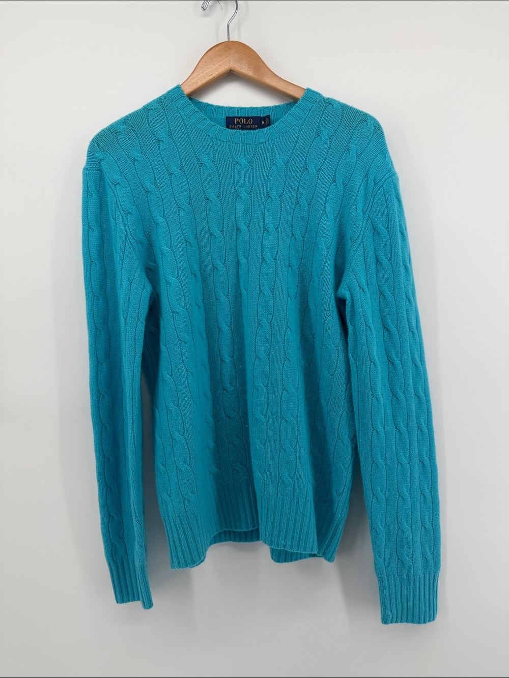 Polo Ralph Lauren Cashmere Crewneck Sweater in Blue M A1